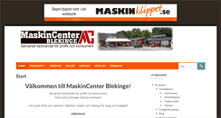 Desktop Screenshot of maskincb.se