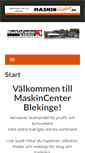 Mobile Screenshot of maskincb.se